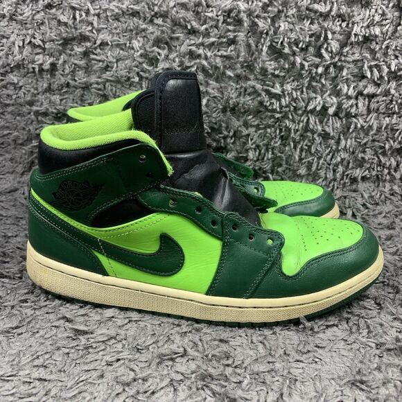 2013 Nike Air Jordan 1 Phat Gorge Green Hulk OG Retro 554724-330 Sz 9.5 main image 6